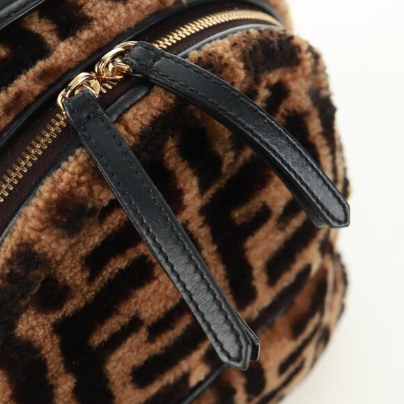 FENDI Shearling Mini Backpack - Picture 8 of 15